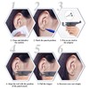 JESMODA 220PCS Reusable Ear Piercing Gun with Elegant Circular Studs