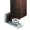 QWORK® Door Floor Guide, Adjustable Barn Door Roller Guides, Non-Scratch