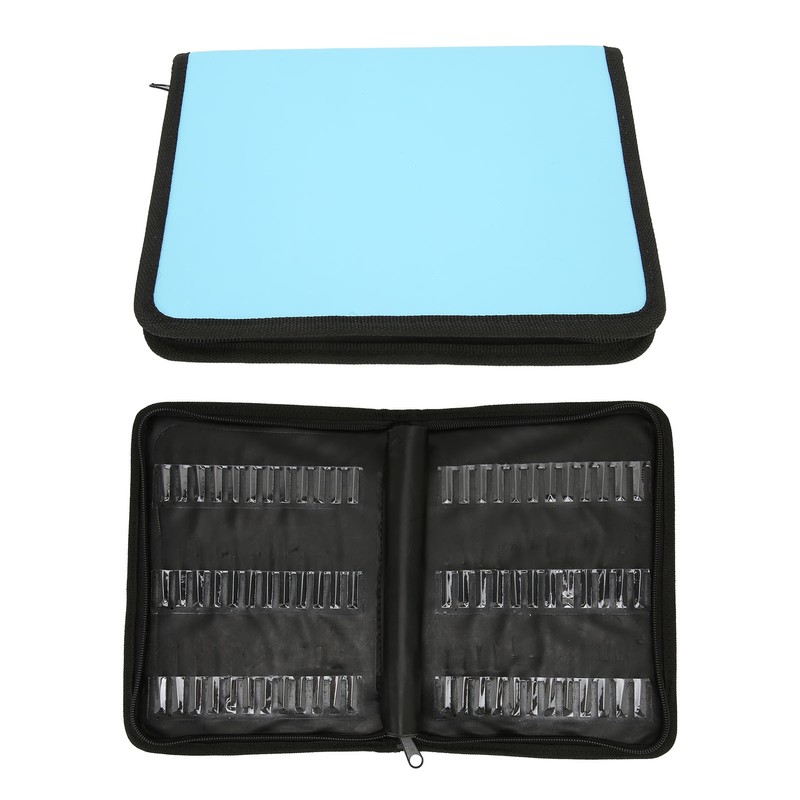 Nail Drill Bits Storage Bag Large Capacity Dustproof Portable Nail