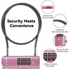 UP Security Combo Cable Bike Lock, 4 Digit Combination Lock
