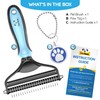 Dog Brush and Cat Brush – 2 Sided Pet Grooming