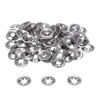 QUARKZMAN Pack of 120 Inner Tooth Star Discs M6, Quick