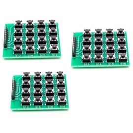 CANADUINO® 3 pcs. Matrix Keypad 4x4 for Arduino Raspberry