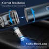 Mini Car Vacuum, 15000PA Strong Suction Cordless with LED Light,