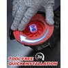 EZARC Flap Discs 80 Grit, 4-1/2" x 7/8" Ceramic Grain
