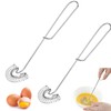 Pack of 2 Spiral Whisks, Stainless Steel Whisks, Kitchen Aid