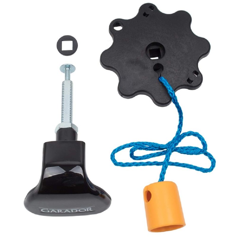 Garador Garage Door Handles & Locks (G3 Black Handle)