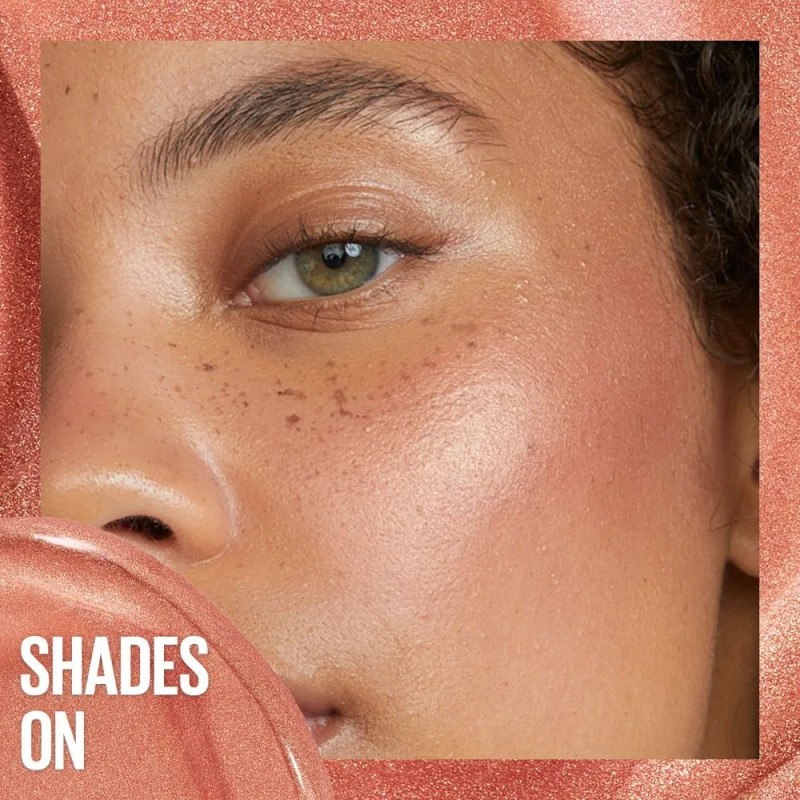 Maybelline Blush líquido Sunkisser 4.7ml, Rubor con Vitamina E, broncea