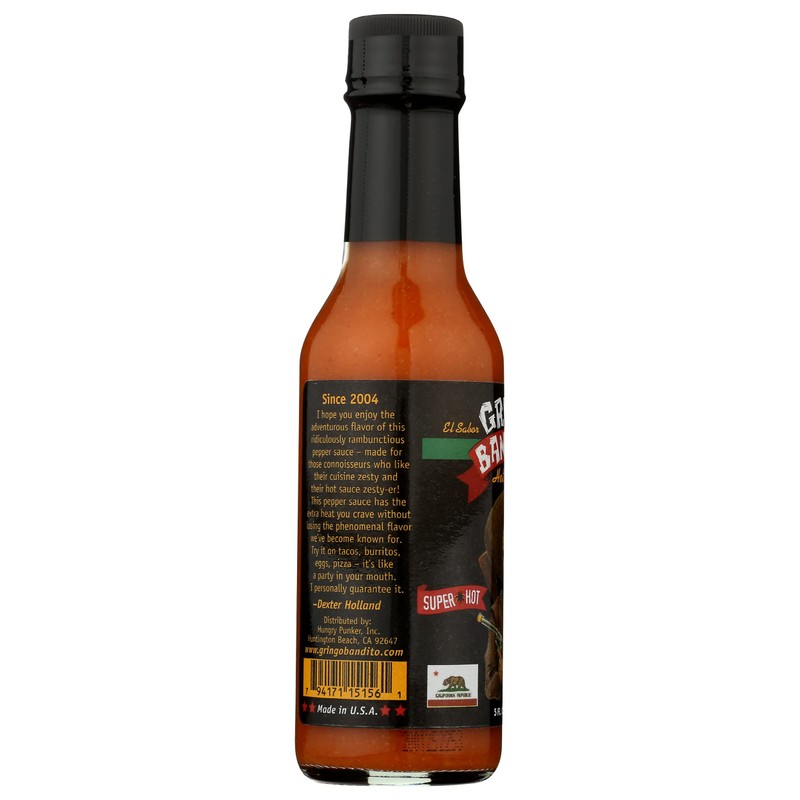 GRINGO BANDITO Super Hot Sauce, 5 FZ