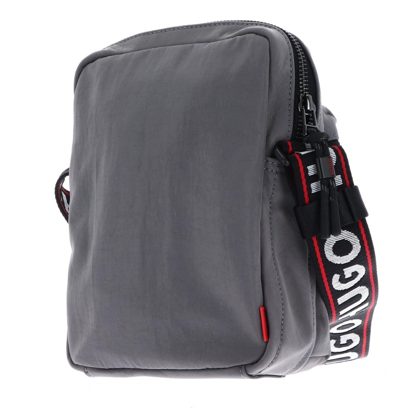 HUGO Quentyn NS Zip Crossbody Grey, gray