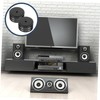 CAXUSD 2pcs Vibration Speaker Isolation Feet Pads High-Density Aluminum Cushion