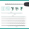 ENT 09246 6-Piece Wood Drill Bit Set HSS-G Diameter 2-8