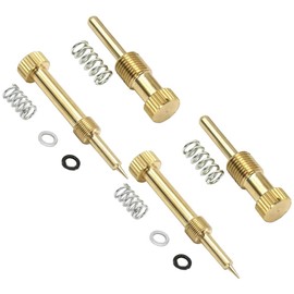 UCCKEYI 2Sets Air Fuel Mixture Screw + Idle Speed,Adjustment Screw/Compatible with Mikuni VM22 Carburetor