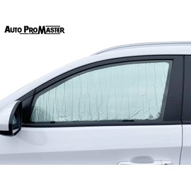 Side Window Front Seat Sunshades (Set of 2) Custom for 2021 2022 2023 2024 Jeep Grand Cherokee L SUV, UV Rays Reflector Sunscreen Sun Shade Protector (Made in U.S.A.)