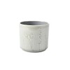 Burgon & Ball Provence Glazed Flower Pot, Small, Grey