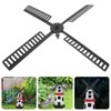 2 Sets Solar Windmill Vane Garden Windmill Model DIY Garden