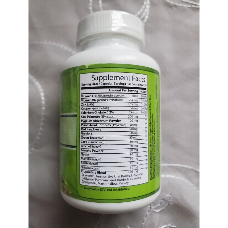 Living Natural Way Prostate Fix 60 Capsules EXP 04/2026