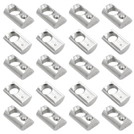 winova 2020 Series M4 Spring T Nuts for European Standard 20 Series 6mm T Slots Compatible with Aluminum Extruded Profiles 30pcs (20S-M4)
