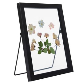 Aynoo Floating Picture Frame 7x9 Picture Frame 5x7 6x8 Floating Picture Frame, Table-top Floating Frame Black Modern Style Wooden Display For 4x6 5x7 6x8 7x9 Picture Frame Black (PHSD0709)