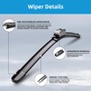 3 Windshield Wipers for Honda CR-V 2017, 2018, 2019, 2020,