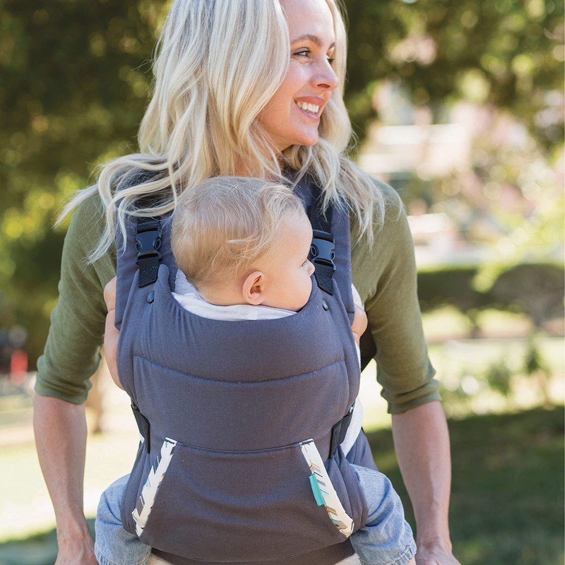 Infantino Cuddle Up Carrier - Ergonomic Fox-Themed, face-in Front Carry