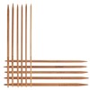 Bamboo Double Pointed Knitting Needles Set 11 Sizes 5.1in 13cm