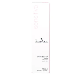 JEAN D'ARCEL Sensitive Cream Douceur Riche - Rich 24 Hour Cream - Reduces Redness and Irritation - 50 ml