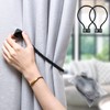 NazTur Magnetic Curtain Tiebacks- Upgrade 2022 with a Thicker Twist