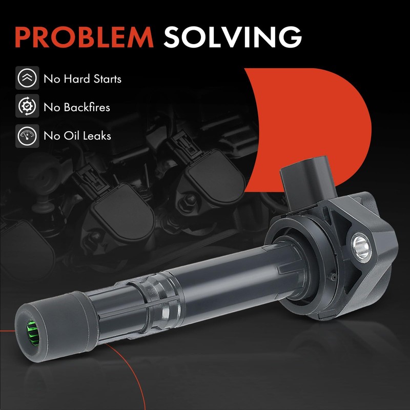 Paquete de bobinas de encendido de motor A-Premium compatibles con