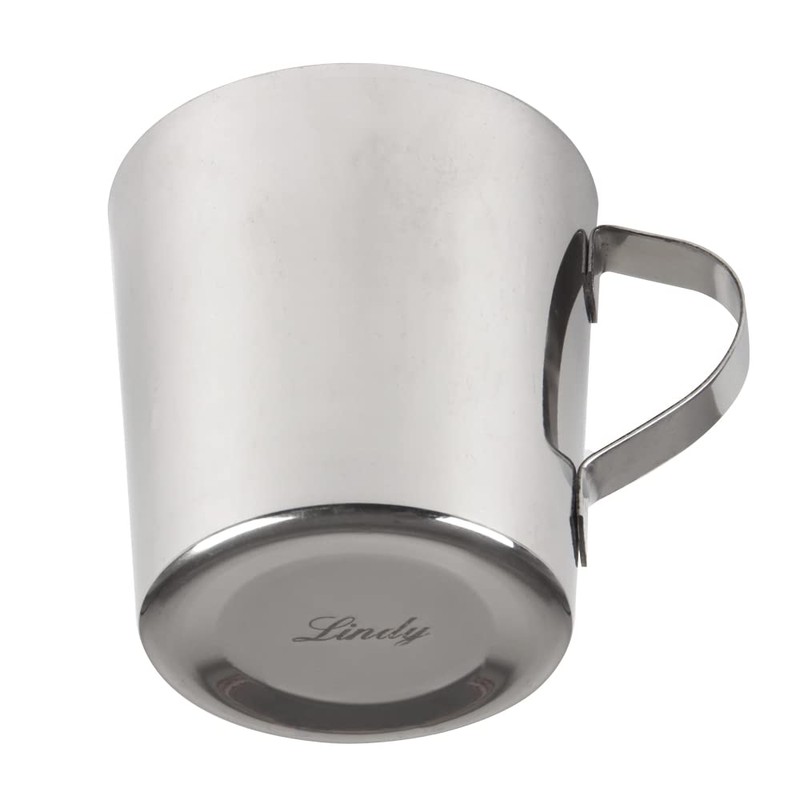 Lindy's Stainless Steel 10 Ounce Drinking Cup with Handle, Premium