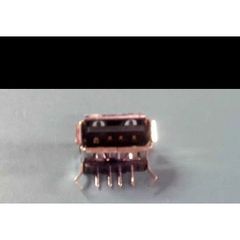 AMP LOT OF (90) NEW AMP 787616-1 USB A R/A RCPT ASSY THRU HOLE