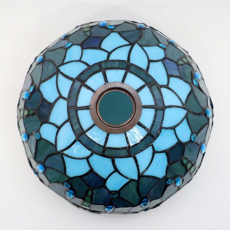 HWDFEI Tiffany Lamp Shade 12 Inch Accessories Replacement Stained Glass