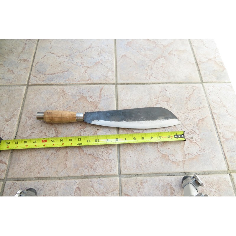 Generic Crude - 11 Inch Curved Head Carbon Steel Cleaver