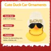 wonuu Car Dashboard Rubber Ducks Christmas Decorations, Christmas Eve Rubber
