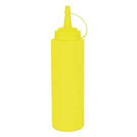 Vogue Yellow Squeeze Sauce Bottle 24oz - Condiment Seasoning Squirt Dispenser K158