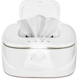 Baby Wipe Warmer with Night Light,Innovative Spring Design,Baby Wet Wipes Dispenser for Large Wipes,Wipes Warmer for Newborn Baby,Temperature Display,3 Modes of Temperature Heating Control