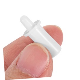 40pcs White Plastic Shutter Repair Pins Kit for Home Window Louvers Curtain Blinds Durable Replacement Pins for Plantation Shutters, Easy DIY Fixing and Replacing