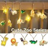 GUOCHENG Animal Fairy String Lights, 10LEDs Warm White Lovely Zoon