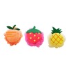 Healeved 6pcs Cartoon Fruit Shaped Bath Strawberry Mesh Shower Sponge