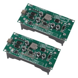 JUZITAO 2PCS 15W 3A Battery Boost Charging Module High Power UPS 18650 Lithium Battery Boost Charging Module Charging and Discharging UPS Uninterruptible Power Supply (9V)