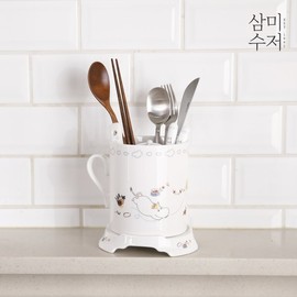 Moomin The Kitchen Cutlery Holder with Handle / 무민 더키친 손잡이 수저통