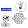 Ygapuzi Modern Crystal Wall Light Flush Mount Wall Sconces Lamp