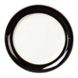 Denby Praline Noir Wide Rimmed Dinner Plate