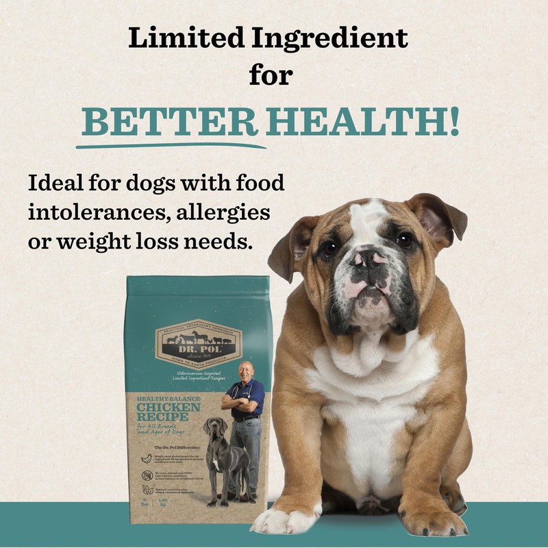 Dr. Pol Limited Ingredient Chicken Dog Food - Natural Healthy