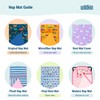 Wildkin Kids Microfiber Nap Mat – Soft Sleep Mat with