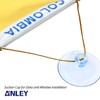 Anley 4 X 6 Inch Colombia Fringy Window Hanging Flag