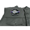Thin Blue Line Bump in The Night Wolf Patch -
