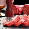 Meat Tenderiser Wooden Handle Meat Tenderizer Blades Needle Hammer for