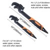 boeray 2 Pack Adjustable Wrench Quick Multi-function Self-Adjusting Spanner Power