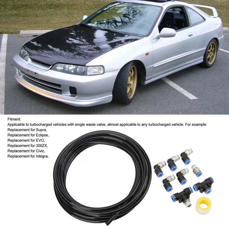 Vacuum Fitting Kit Push to Connect Fittings for Turbocharged Vehicles